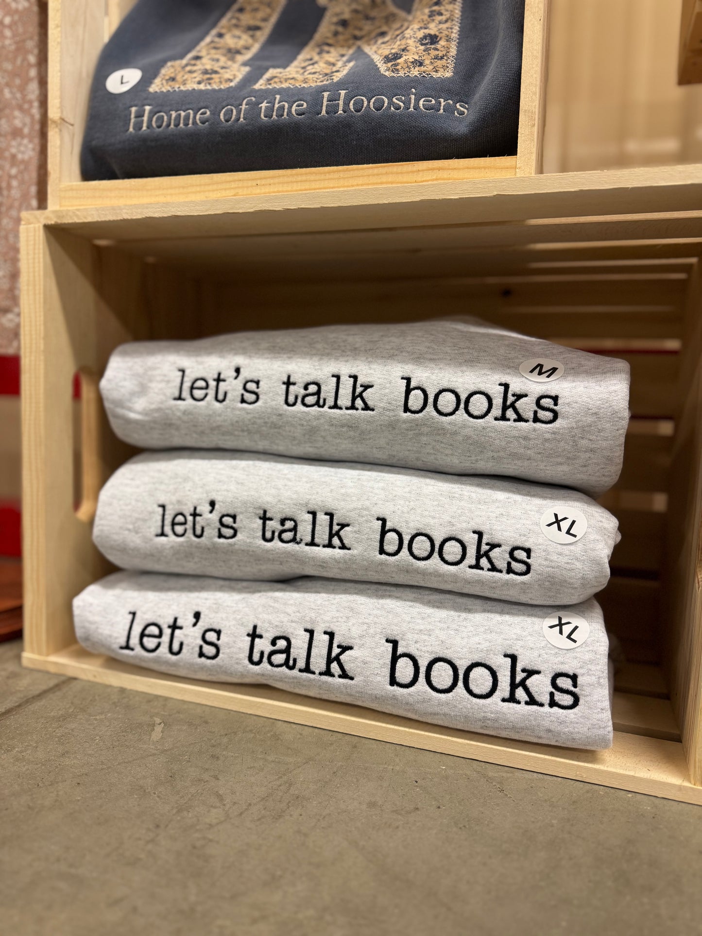 Let's Talk Books Crewneck