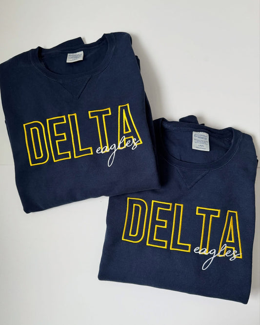 Delta Eagles Crewneck